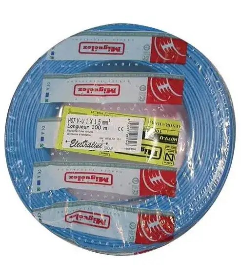 Câble souple 1,5 mm² bleu