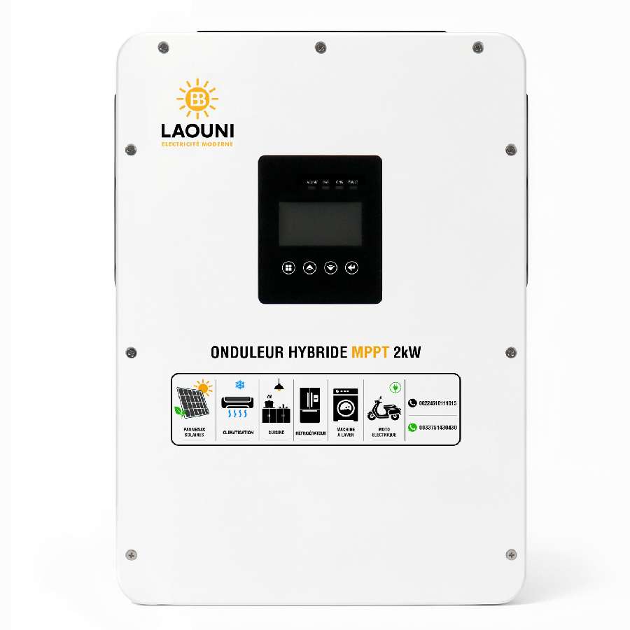 Onduleur hybride IP54 2KW 12V